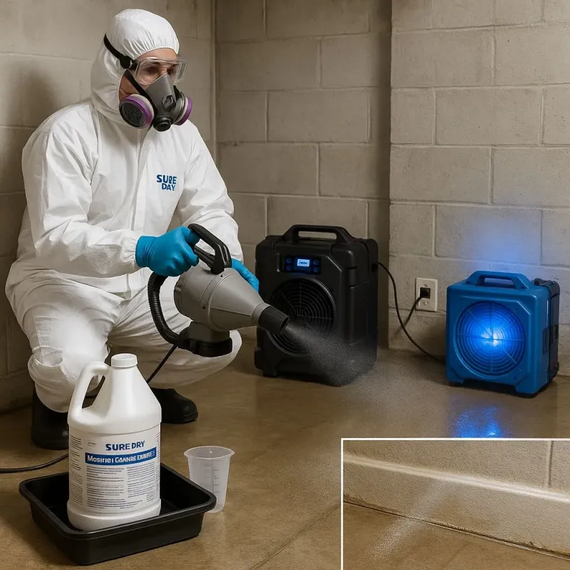 Sanitization and Odor Removal process in Arden-Arcade, CA